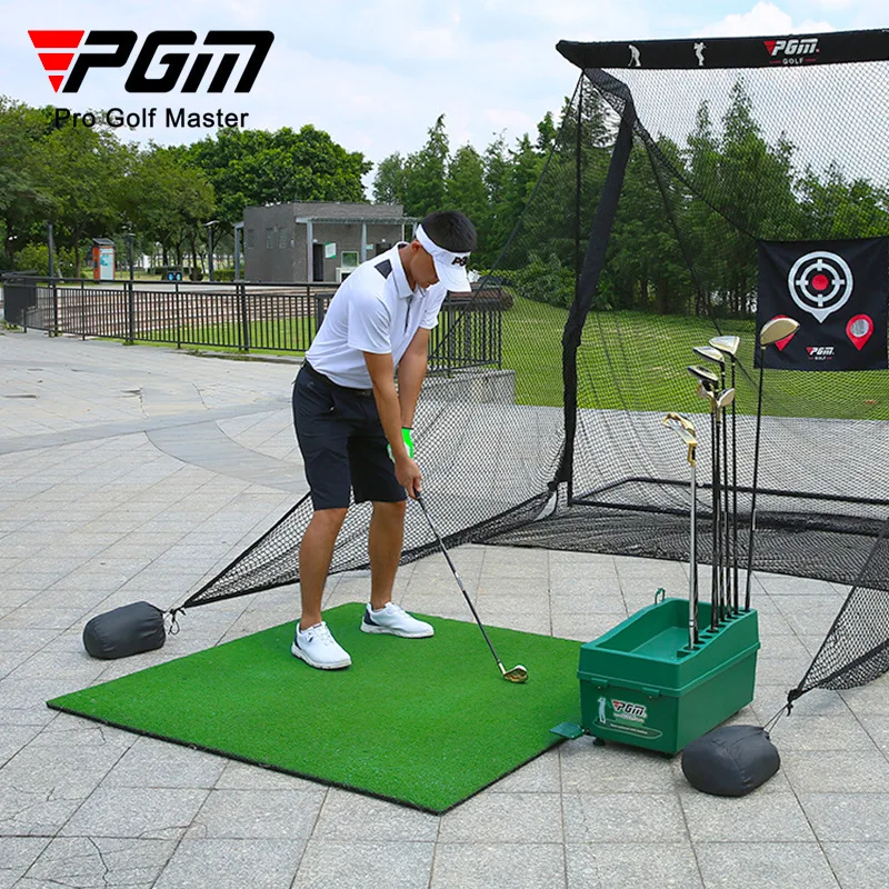 PGM Golf Practice Grass Mat With Tee 1.5*1.5cm thickness 1cm and 2cm Outdoor Indoor Training Hitting Pad Backyard DJD002