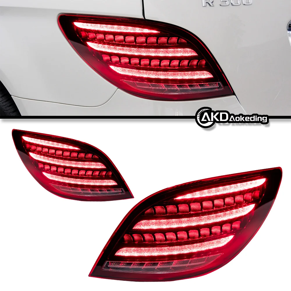 AKD Back Lamp For Benz R-Class W251 Tail Lights Maybach Style With Sequential Assembly Upgrade Dynamic Signal Auto Accessories