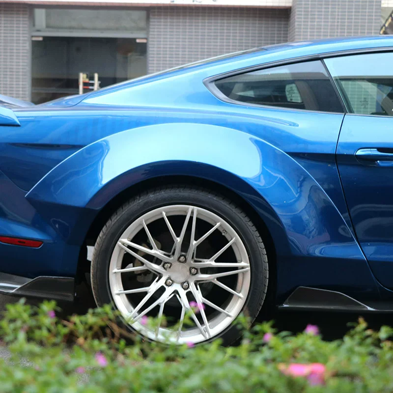 Wheel Eyebrow Fender Flares Arch for Ford Mustang 2018-2023 modified Resin side wide Protector Mudguard view 4