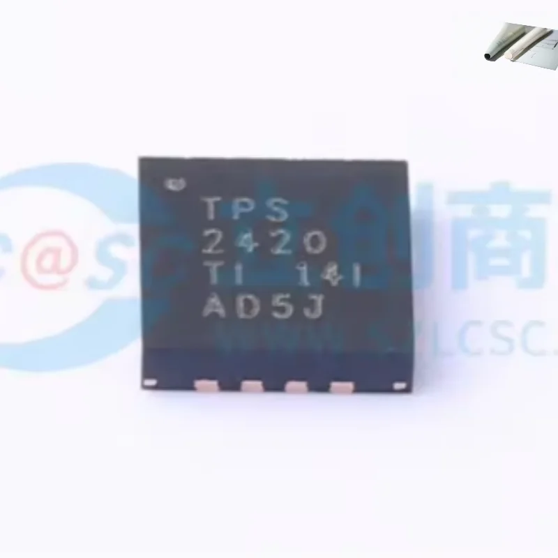 10PCS TPS2420RSAR Current‑Limited Power Distribution Load Switch SOIC‑8 SMD Power Management IC Chip
