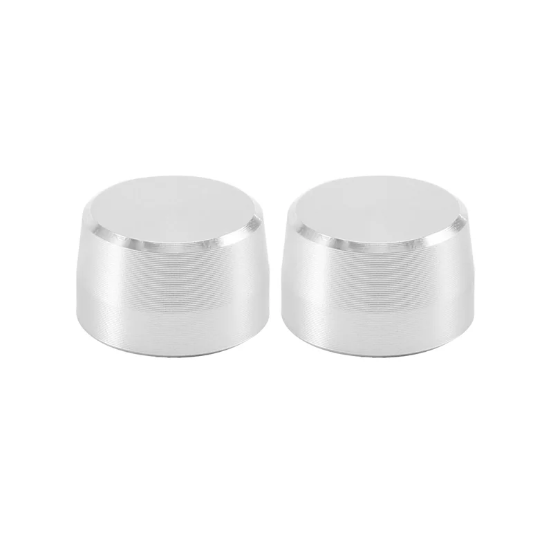 2Pcs Steel Dial Lamp Switch Cover for Smart Fortwo 451 2009-2014 Car Wiper Gear Cap Decorative Silver