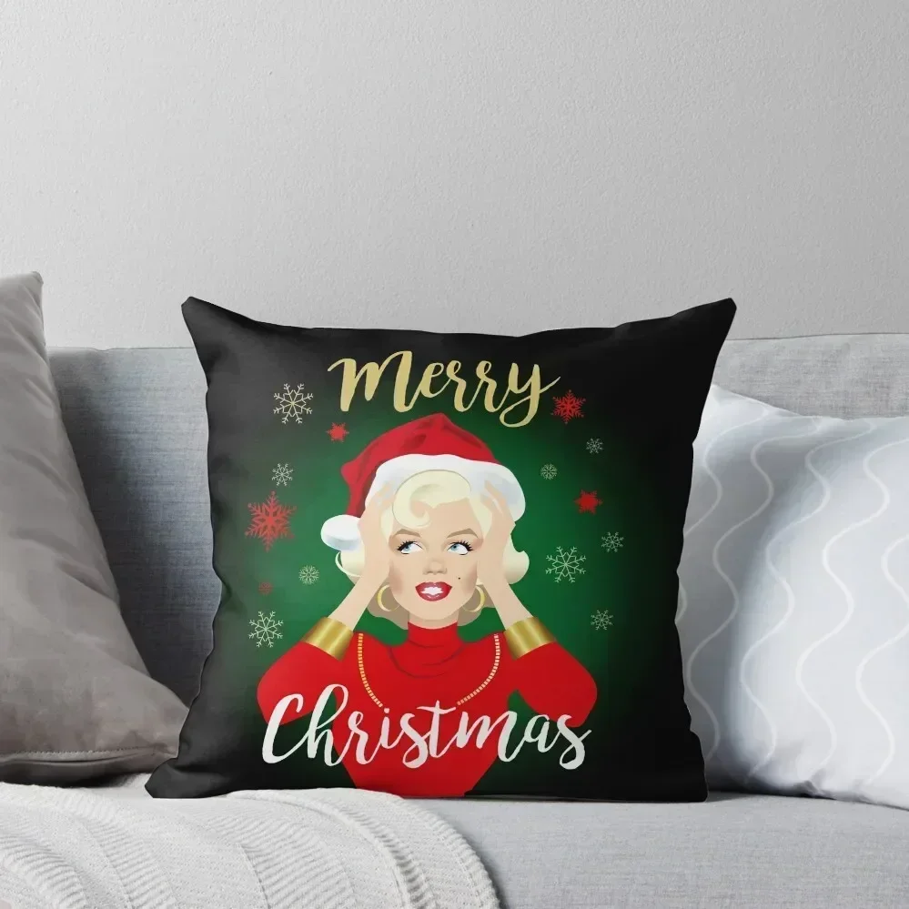 Blonde Christmas Throw Pillow Luxury Pillow Cover Cushion Cover Cushions For Children pillow