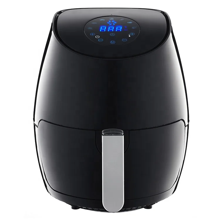 Mini Adjustable Thermostat Non-Stick Cooking Surface Digital Electric Control Oil Free Air Fryer for Home