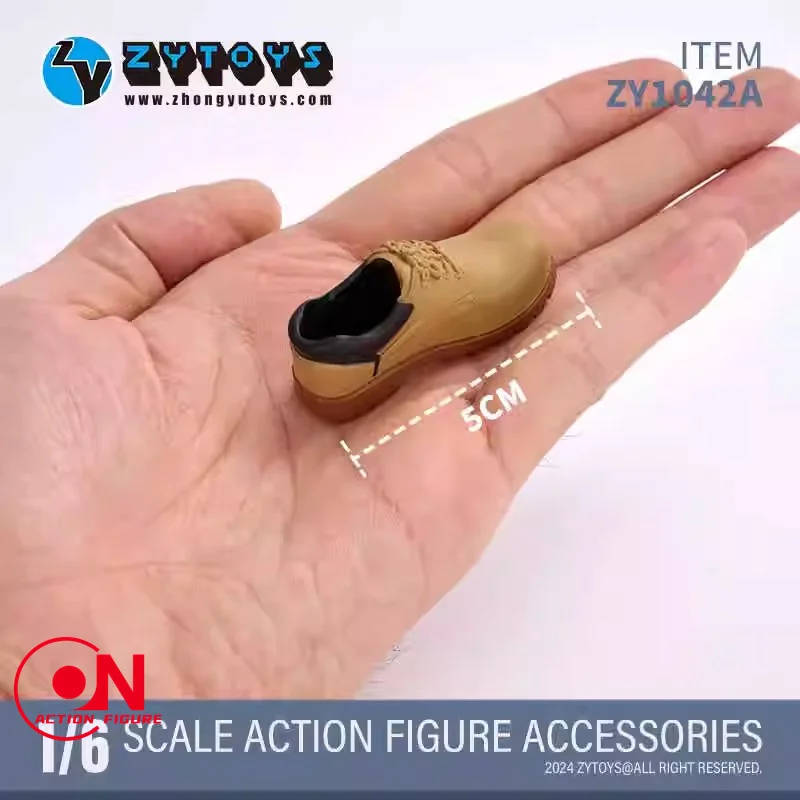 ZYTOYS 1/6 ZY1042 ZY1043 Male Work Shoes Hollow Shoes Model Clothes Accessories Fit 12'' Soldier Action Figure Body Dolls