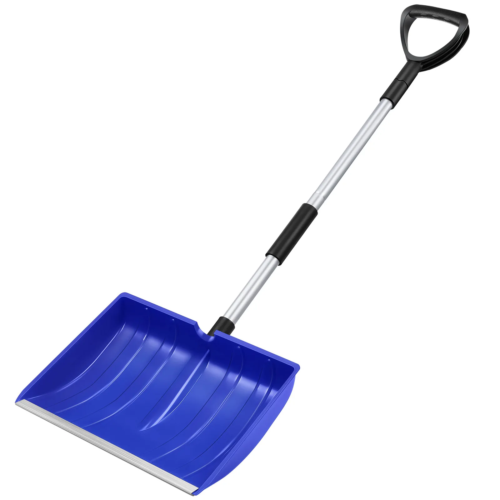 

Большая складная лопата для уборки снега с регулируемой телескопической ручкой, легкий металлический инструмент для удаления снега для дорог, кемпинга и тропинок