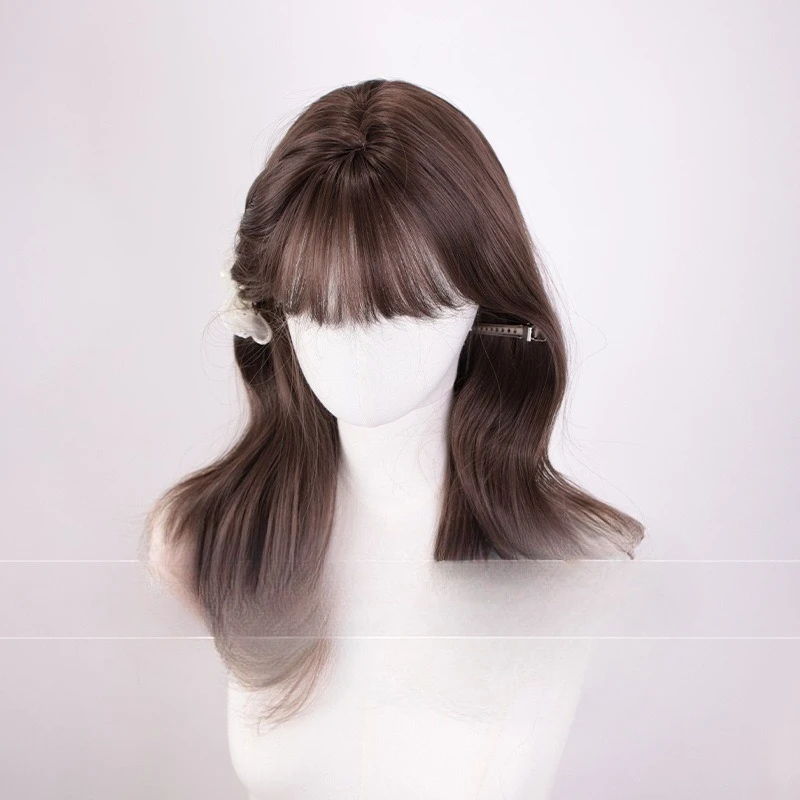 شعر مستعار أنثى شعر طويل طبيعي غطاء رأس كامل شعر طويل شعر طبيعي طويل مجعد شعر مستعار لوليتا غطاء شعر مستعار