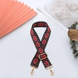 Shoulder Strap Nylon Replacement Adjustable Colourful Pattern Ethnic Style Fashion Widening Cross Body Thickening Hand Bag Strap