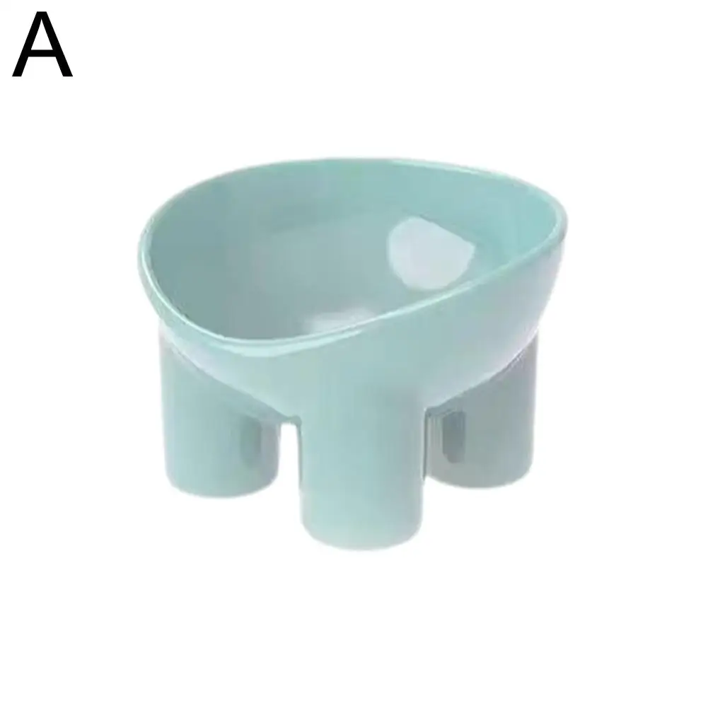 Food Bowl Cor Grosso Pernas Pés Altos Prato Gota Estável, Comer, Anti 4-Color Pet Grade Suprimentos, Água Dog Bowl, Fo G1t7