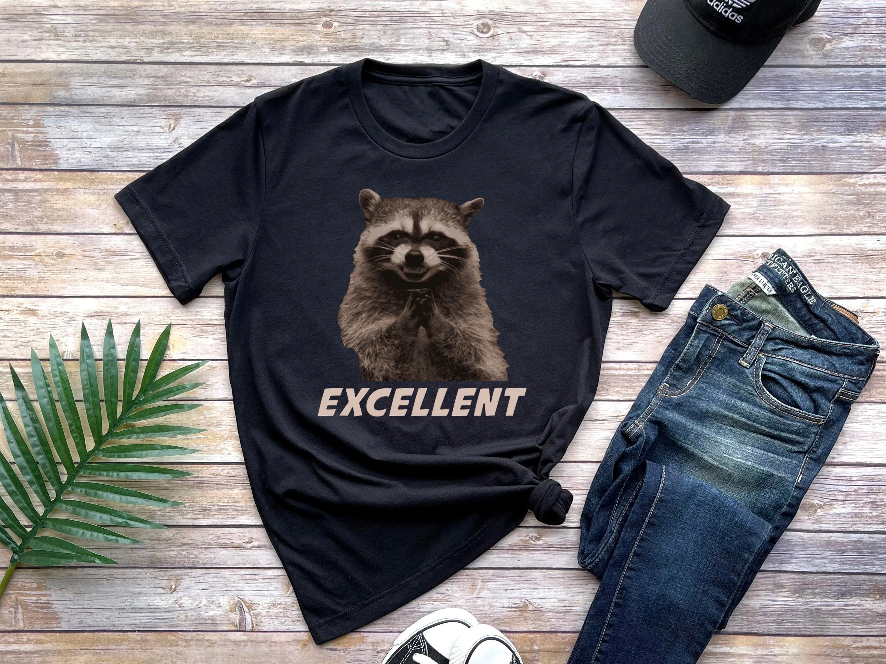 Excellent Evil Plotting Raccoon T Shirt Opossums Lover Oddly Specific Sad Meme Ironic Possums