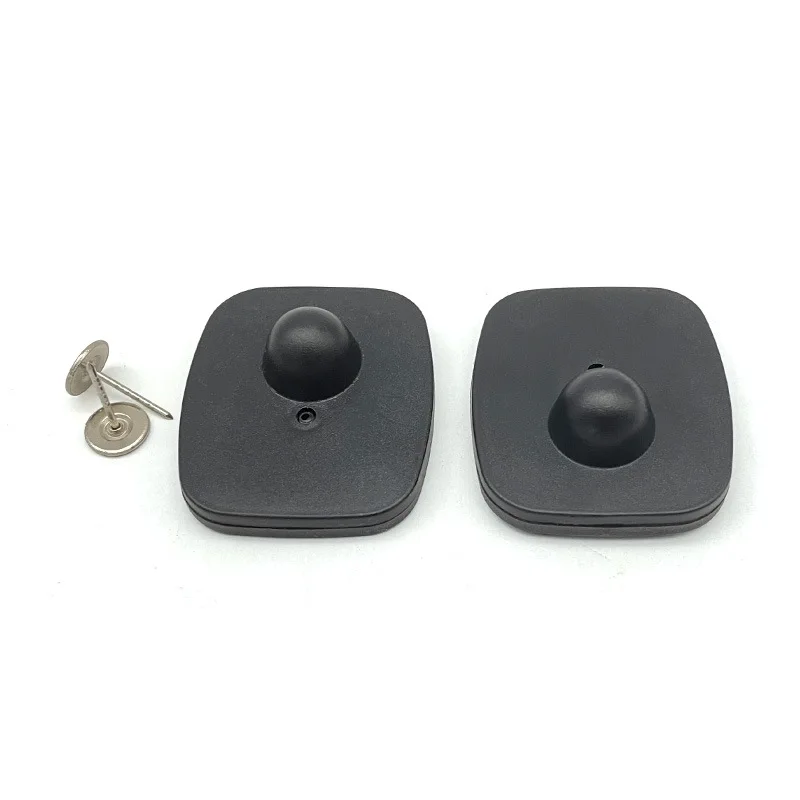 RF Mini Praça Anti-Roubo Fivela Magnética, Roupas e Supermercado Anti-Roubo, EAS Clothe e Toalha, Preto, 20PCs