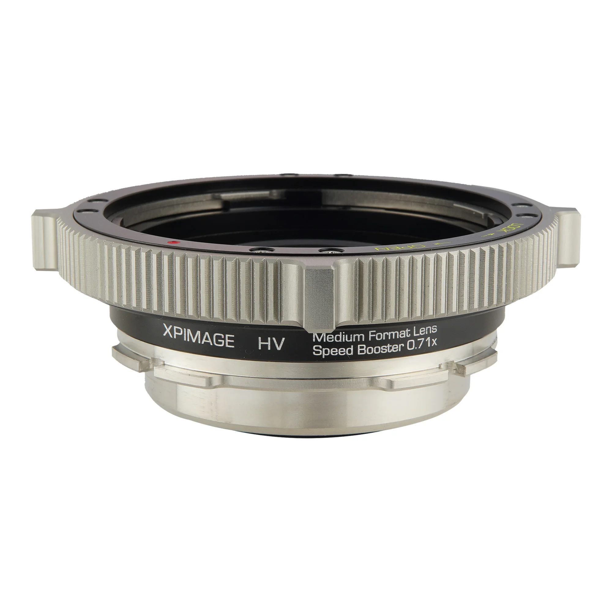 XPIMAGE Speed ​​Booster 0.71X Optische Focal Reducer Adapter voor Hasselblad V Lens naar ARRI LPL Mount Cinema Camera Camcorder