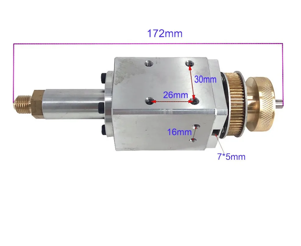 

EDM Drilling Hole Rotated Head Electrode Tube Length 172mm for EDM Die Hole Drilling Machine