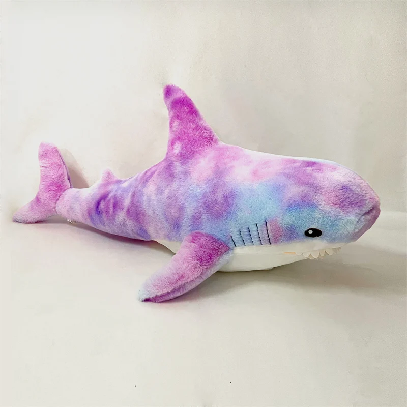 140 cm Riesen Niedlichen Hai Plüsch Spielzeug Weiche Angefüllte Speelgoed Tier Lesen Kissen für Geburtstag Geschenke Kissen Puppe Geschenk für Kinder