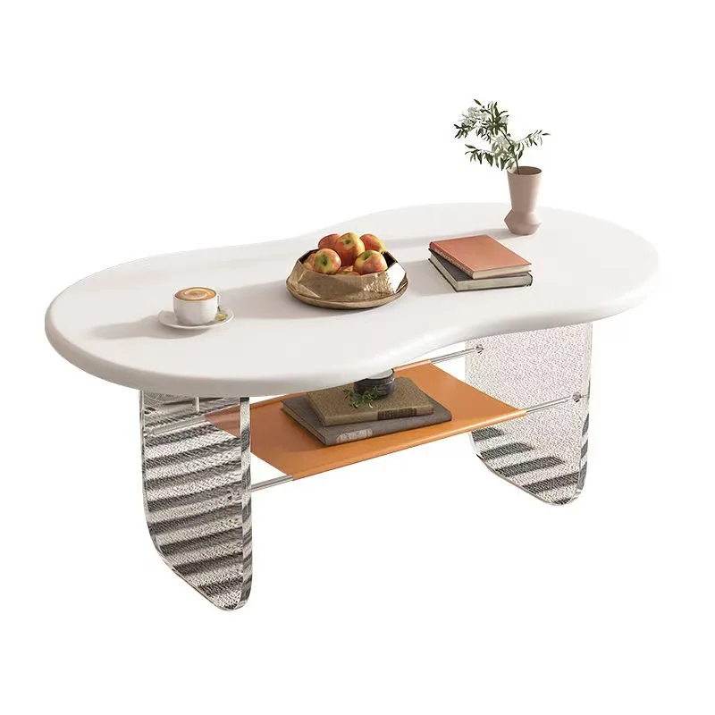 

Nordic light luxury cloud coffee table high sense, living room home fashion simple special-shaped modern clouds