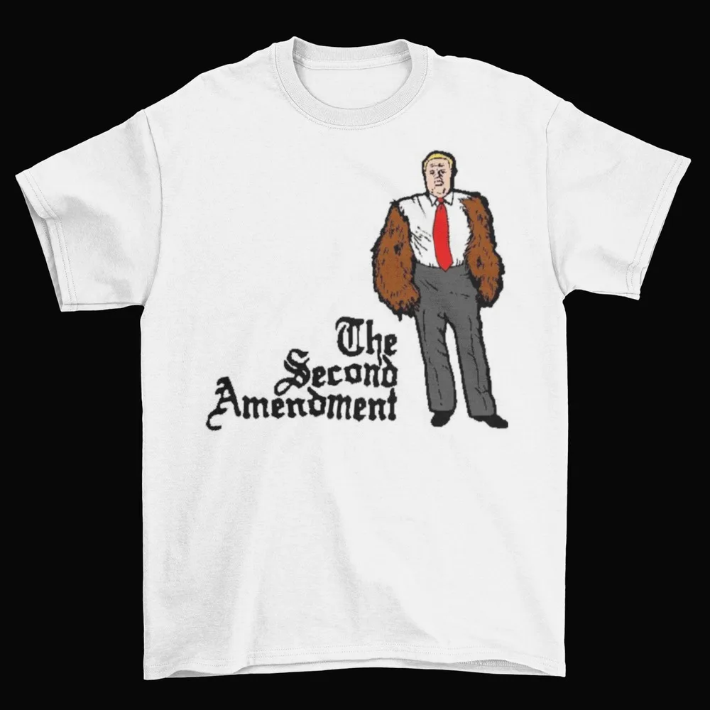 2nd Second Amendment T-Shirt Unisex Bear Arms Funny Cotton NRA Gun ProtectionAnime Costume Y2K Top  Summer