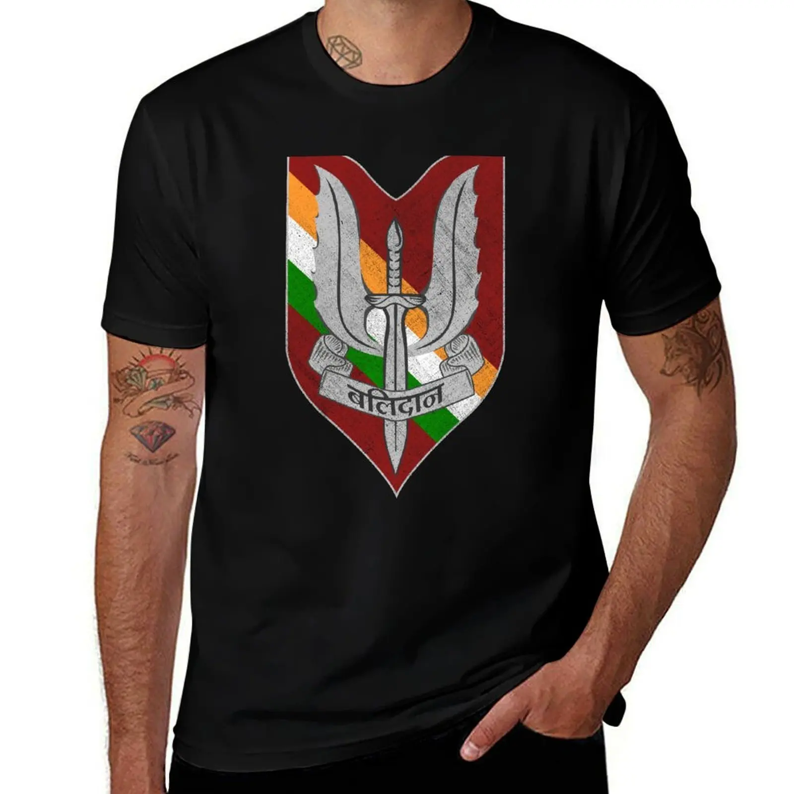 Balidan Indian Para Special Forces Patriot #1346 T-Shirt Street Fashion Casual Tee Shirt T-Shirt