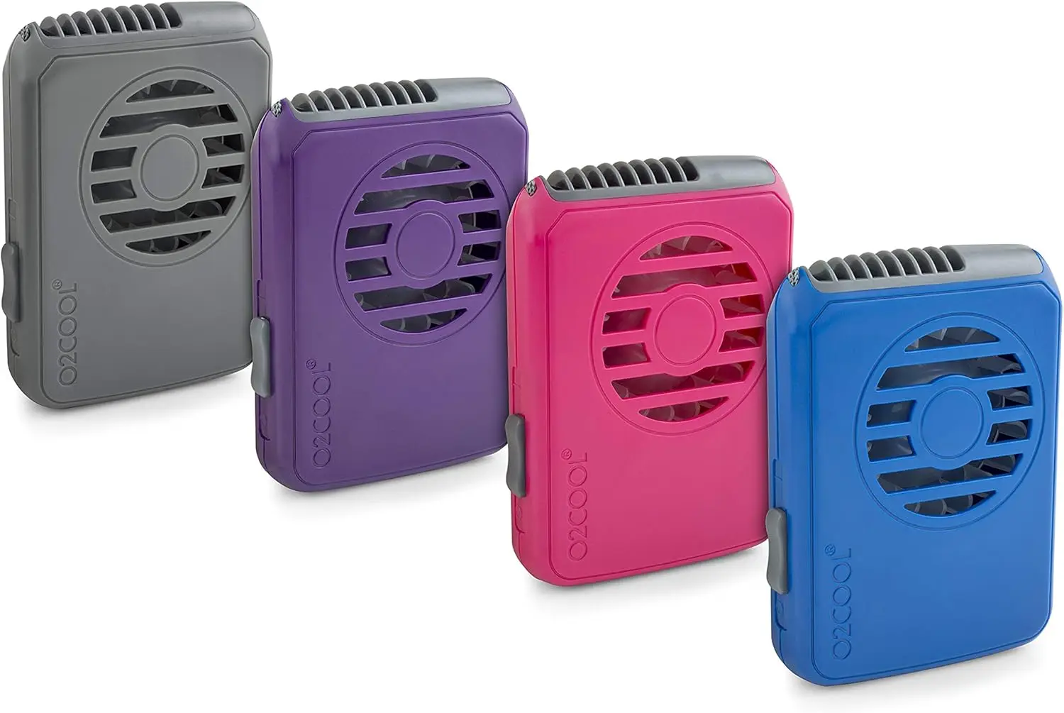 

Torvani Store O2COOL Deluxe Personal Necklace Fan | Hands- Free, Battery Operated Wearable Mini Cooling Device for Beach, Sporting Events, Camping (4 Pack Random Colors)