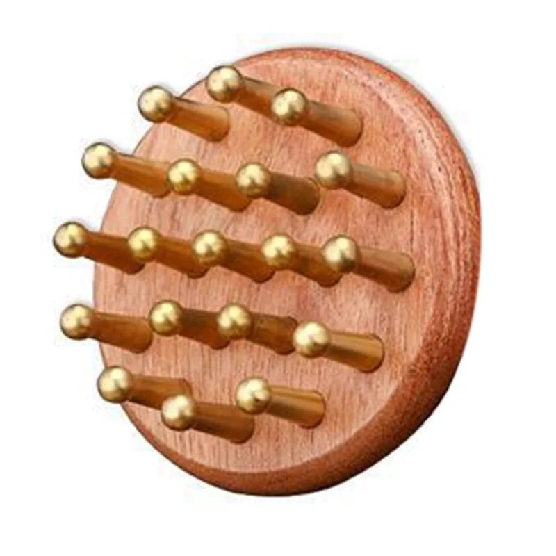 

Meridian Massage Comb Head Gua Sha Massage Tool Wood Therapy Massage Combs Blood Circulation Scraping Massager Durable