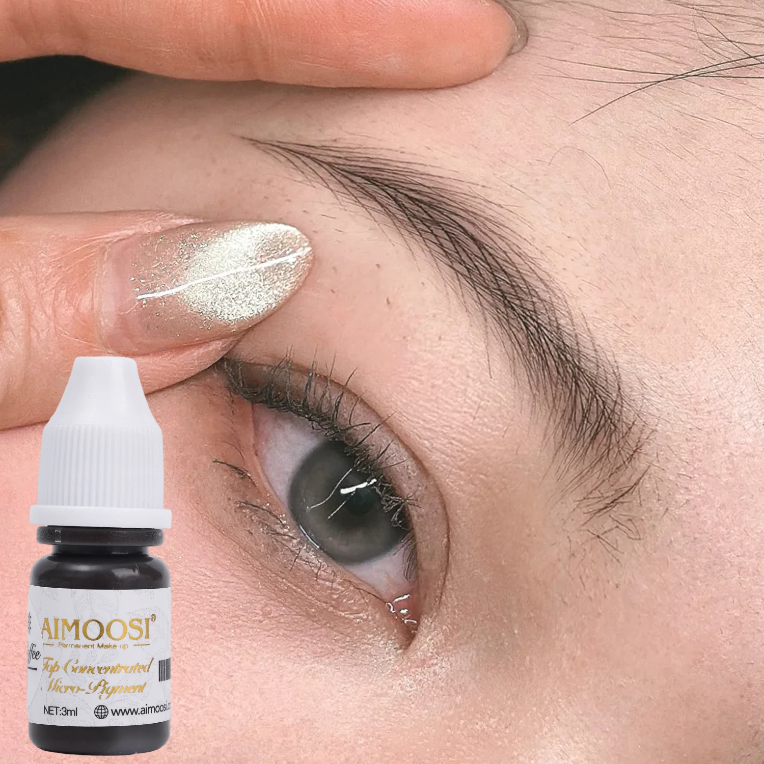 3 مللي الحاجب الوشم الصباغ شبه دائم الحاجب كحل تينت المهنية Microblading الحواجب محسنات صالون تجميل ماكياج