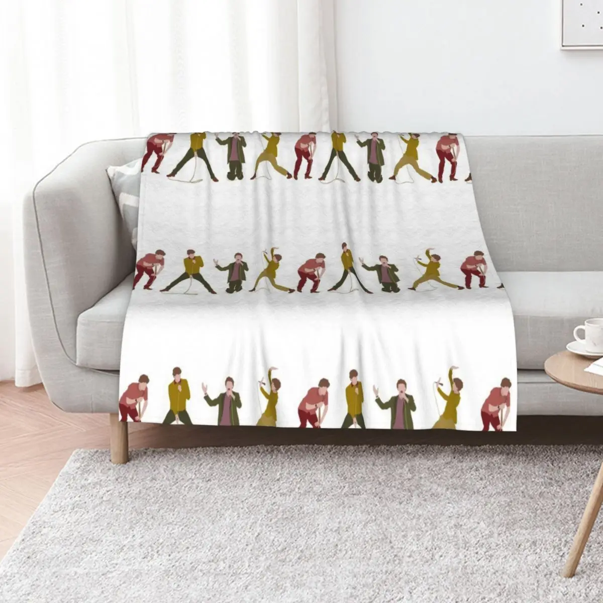 James Acaster Throw Blanket Bed Cute Plaid Sofa Decorative Sofas Stuffeds Shaggy Blankets