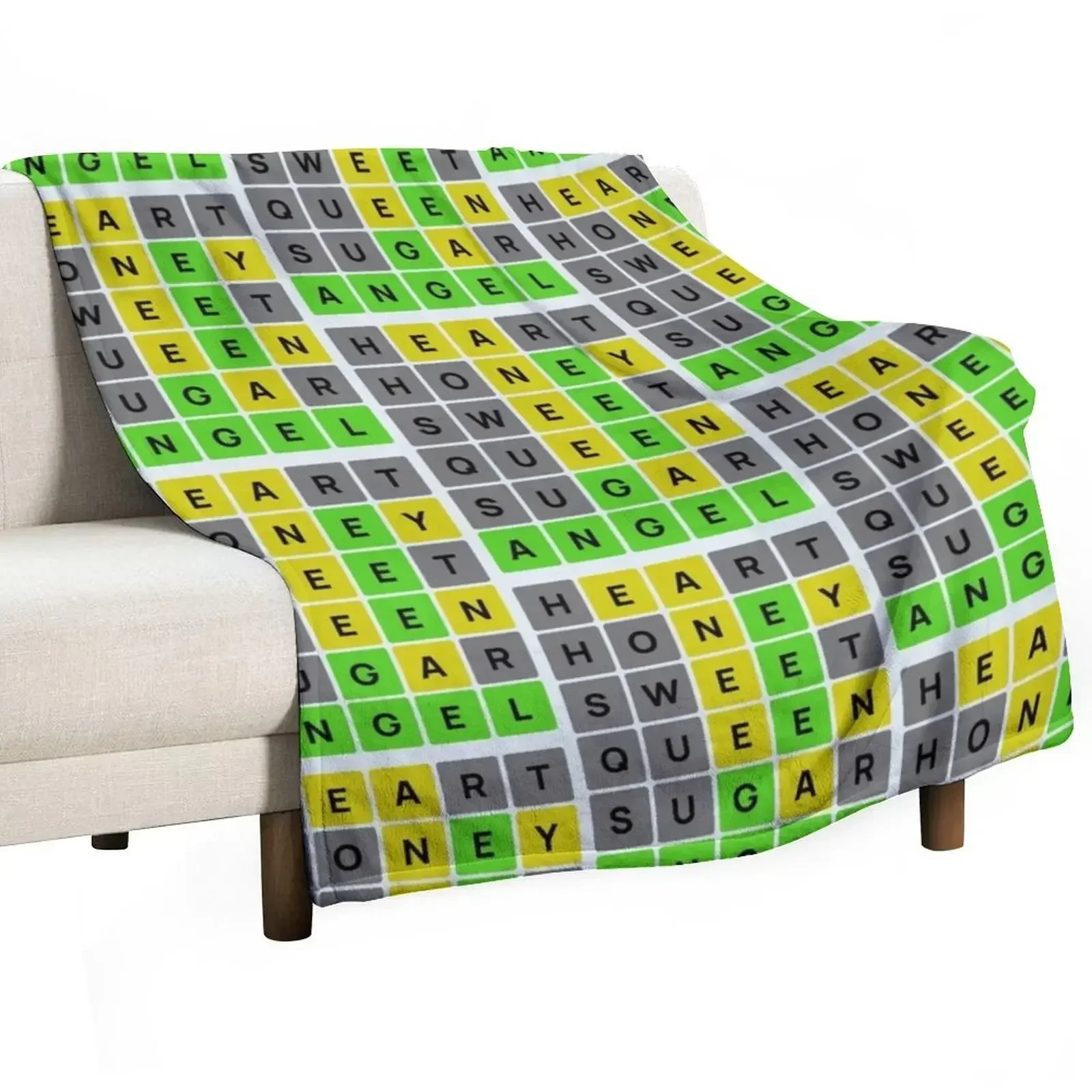 

Wordle Obsessed, love quotes Worldle Game Online Throw Blanket Blankets For Sofas Single Blankets