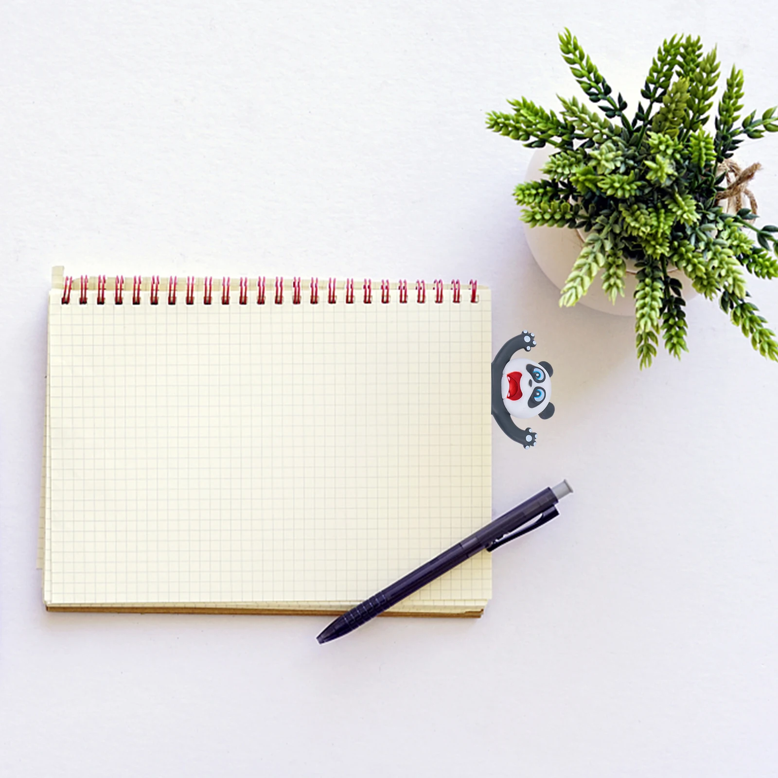 

3 D Panda Bookmark 3D Stereo Cartoon Student Bookmarks Funny Stationery for