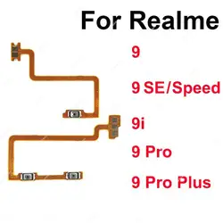 Power Volume Buttons Flex Cable For Realme 9 9 Pro Plus 9i 9 Speed 5G ON OFF Power Volume Keys Flex Cable Parts