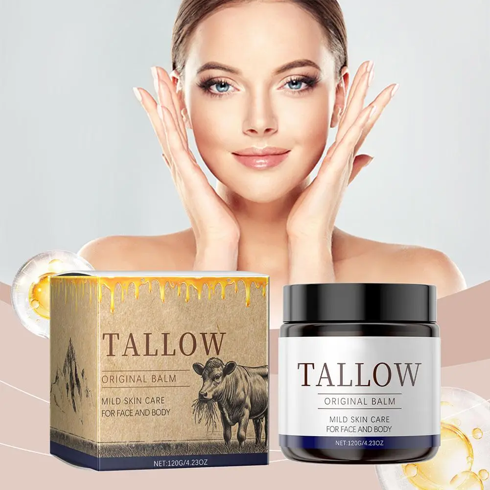 Tallow Honey Moisturizing Cream Moisturizing Beef Tallow Skin Lip Products Body Grass Finished Face Lotion Serum Care Grass S8A8