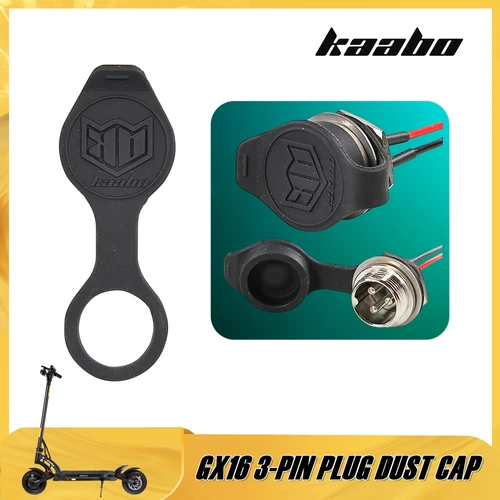 Tapa antipolvo para puerto de carga GX16 de 3 pines para patinete eléctrico KAABO VSETT ZERO MUKUTA AUSOM DUALTRON INOKIM KUGOO KUKIRIN TEVERUN NAMI