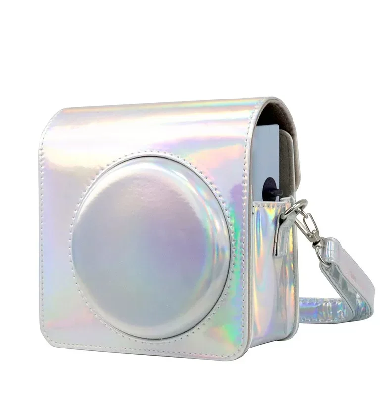 Fujifilm Instax SQUARE SQ1 ملحقات الكاميرا طلاء زيتي من جلد البولي يوريثان حقيبة كتف للكاميرا الفورية حامي حقيبة كتف واحدة