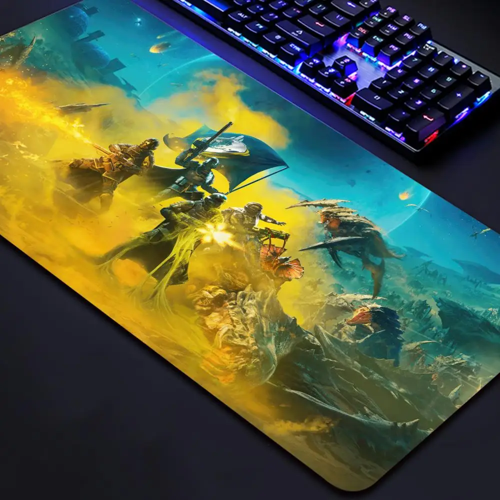 Popular game Helldivers 2 Mouse Pad Rubber mouse pad large animation e-sports game mat MS two-dimensional large table mat custom