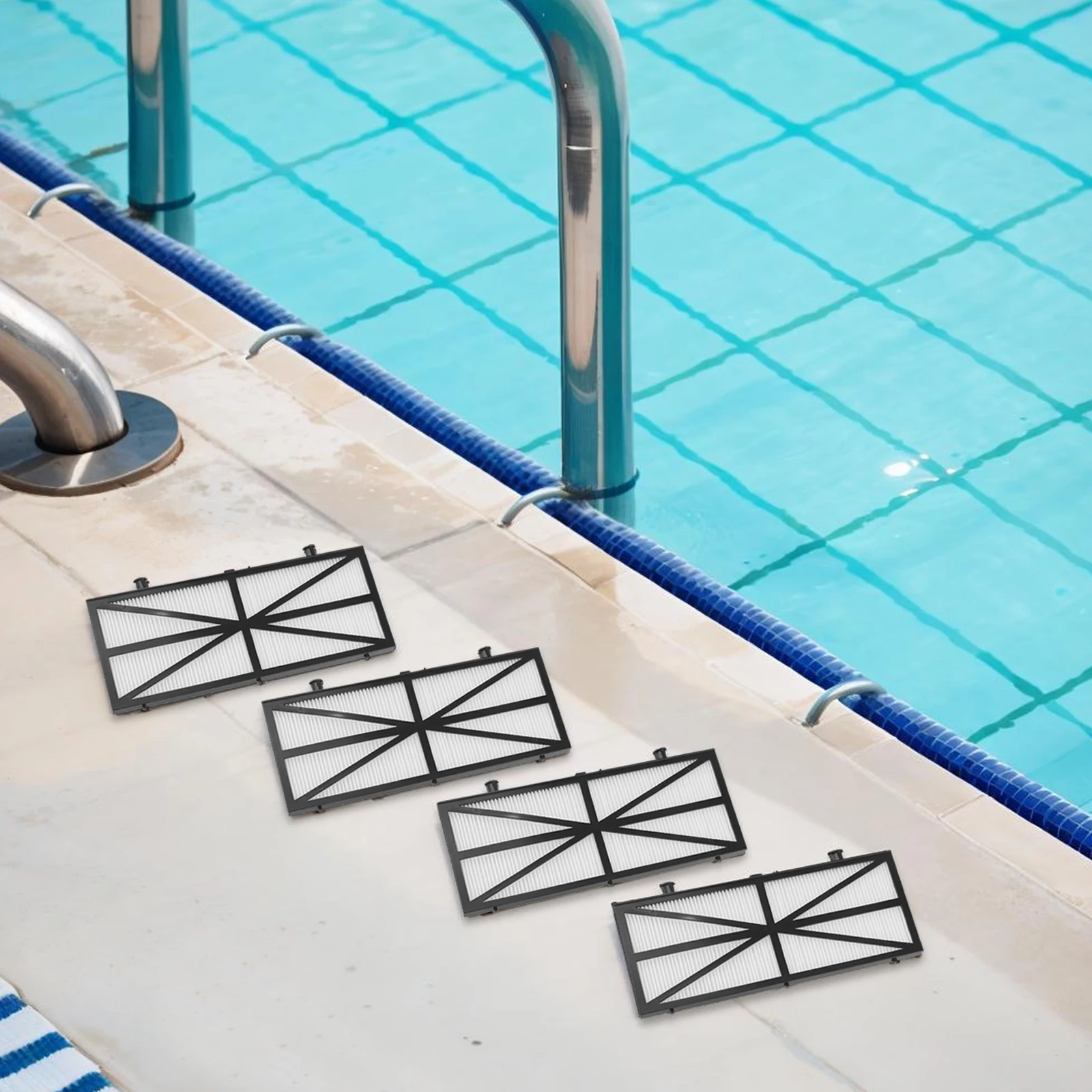 Ultra Fine Replacement Panels for Dolphin Pool Cleaners 4 Pack for Seamless Integration and Optimal Filtration