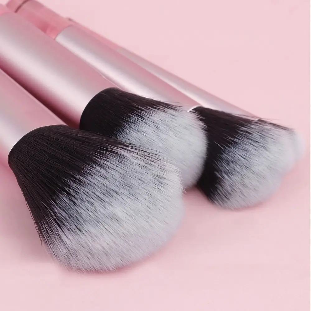 10 stuks nieuwe poeder oogschaduw foundation make-up kwastenset nylon wol professionele make-up tool mini rt blush borstel