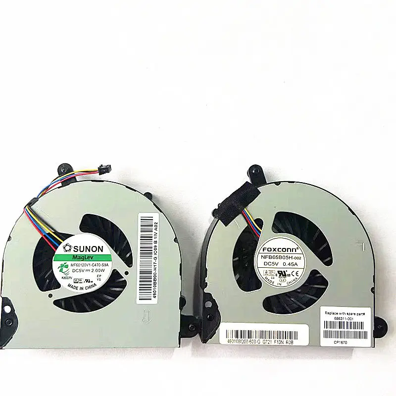 NEW ORIGINAL FOR HP 6560B 6565B 6570B 8560P 8570P Cooling Fan