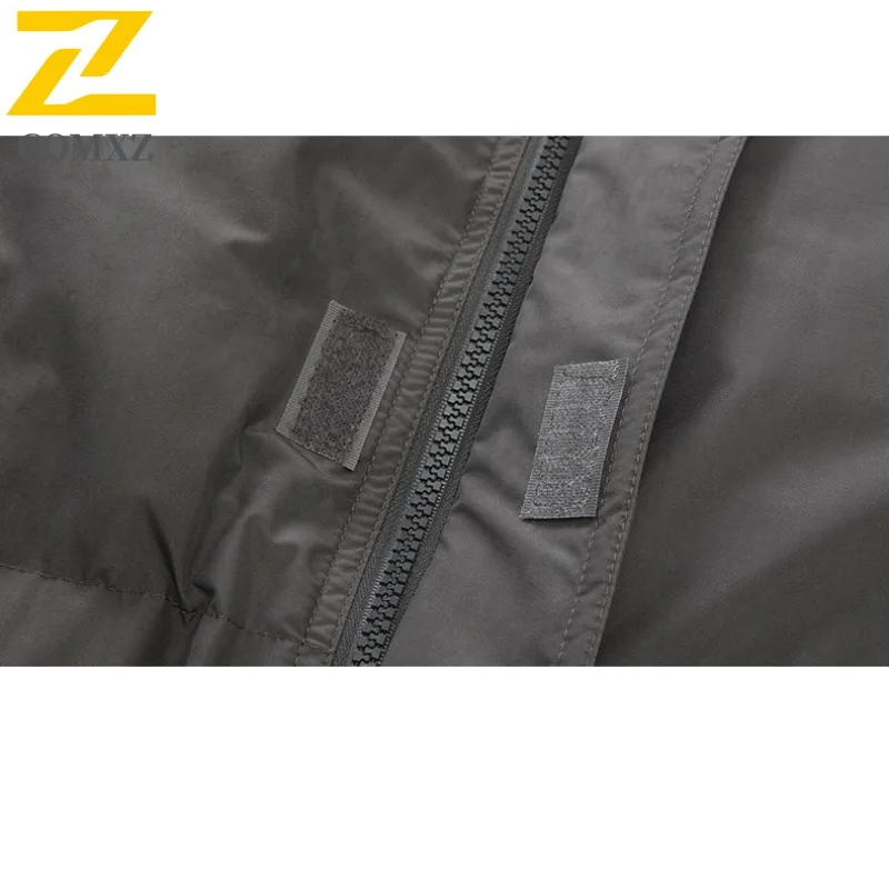 COMXZ 2025 جديد الرجال سترة قطن الخريف الشتاء الكورية نمط العصرية فضفاضة سميكة معطف دافئ تنوعا سترة واقية خفيفة الوزن
