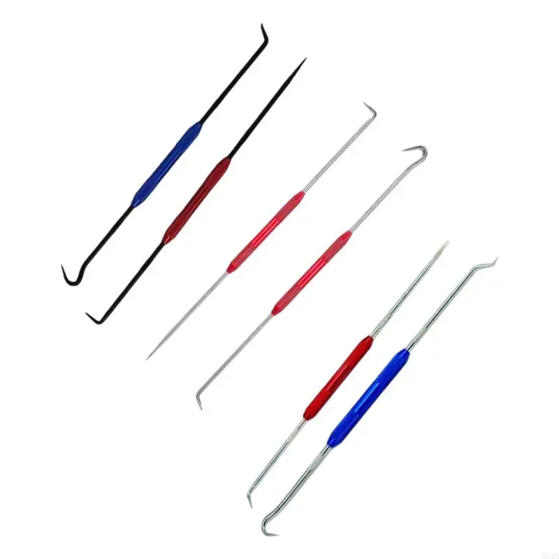 

2025 New Alloy Steel Oil Seal Hook Set 2PCS Double Head Tools For Bike Automotive Repair