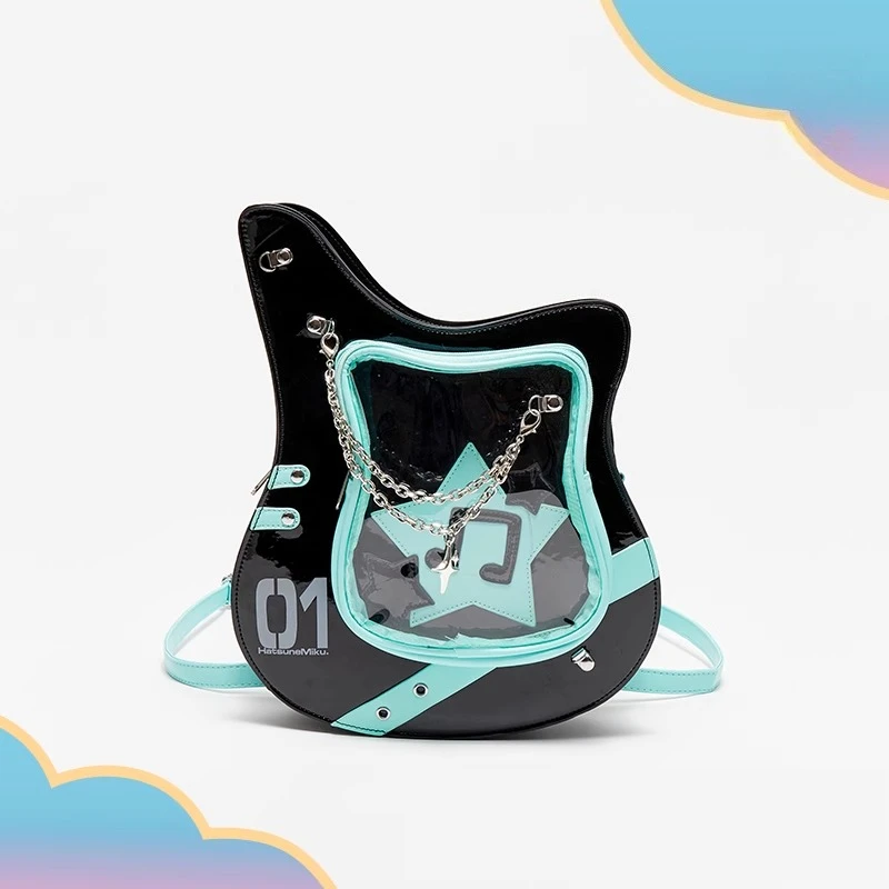 

Kawaii Hatsune Miku Cross-Dimensional Double-Shoulder Guitar Ita Bag Backpack Anime Gifts