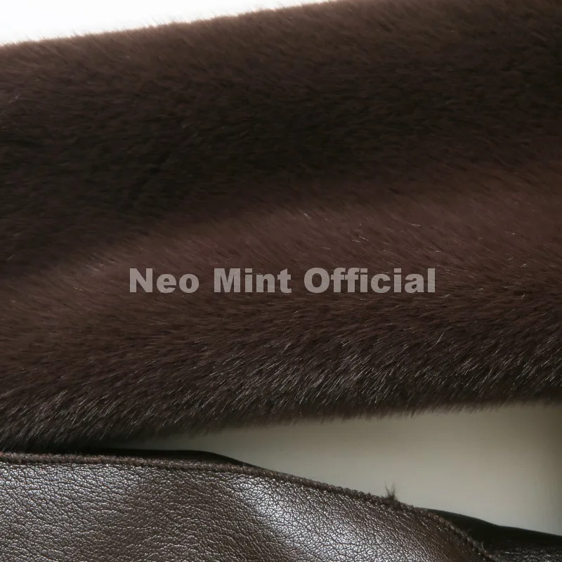 Neo Mint 2026 Winter New Windproof Shearling Jacket Women Brand Fashion Reversible Faux Mink Fur Coat Girls Short Warm Overcoat