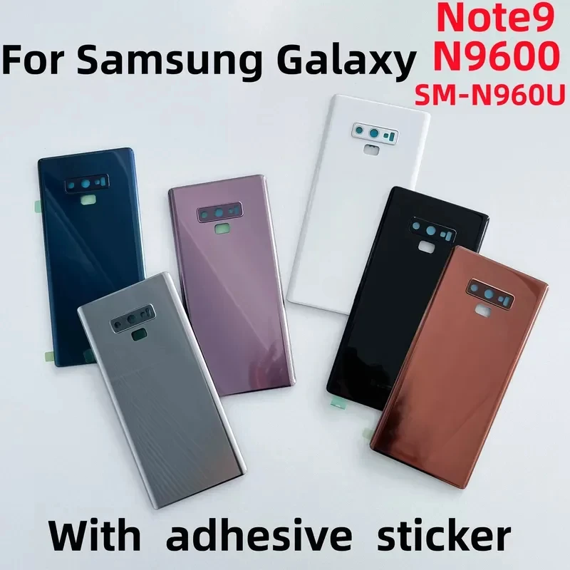 

Back cover glass replacement for Samsung Galaxy note9 SM-N9600 n960f n9608 backshell cover rear door housing case back cover