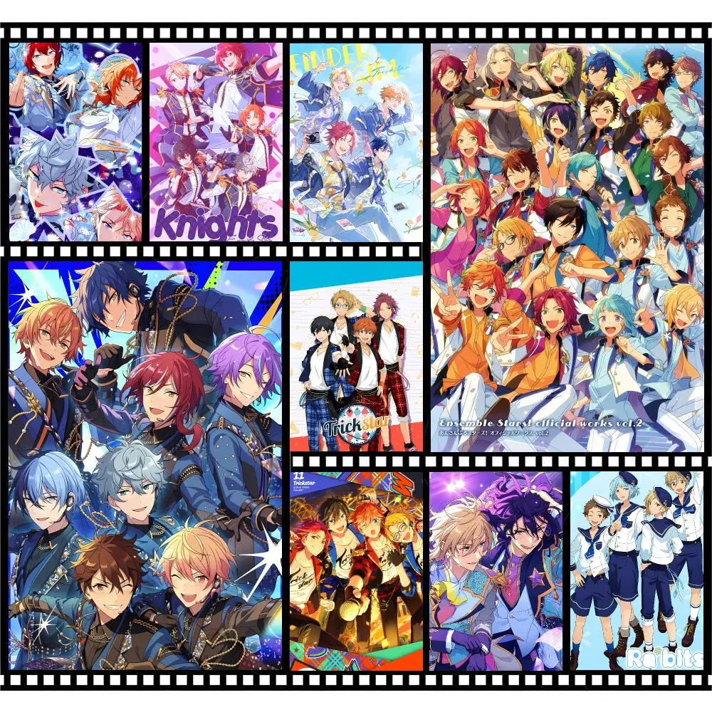 Dazzling Melodic Game Ensemble Stars Poster Premium HD Decor Wall Art for Interior Room Makeover Home Accents Gift