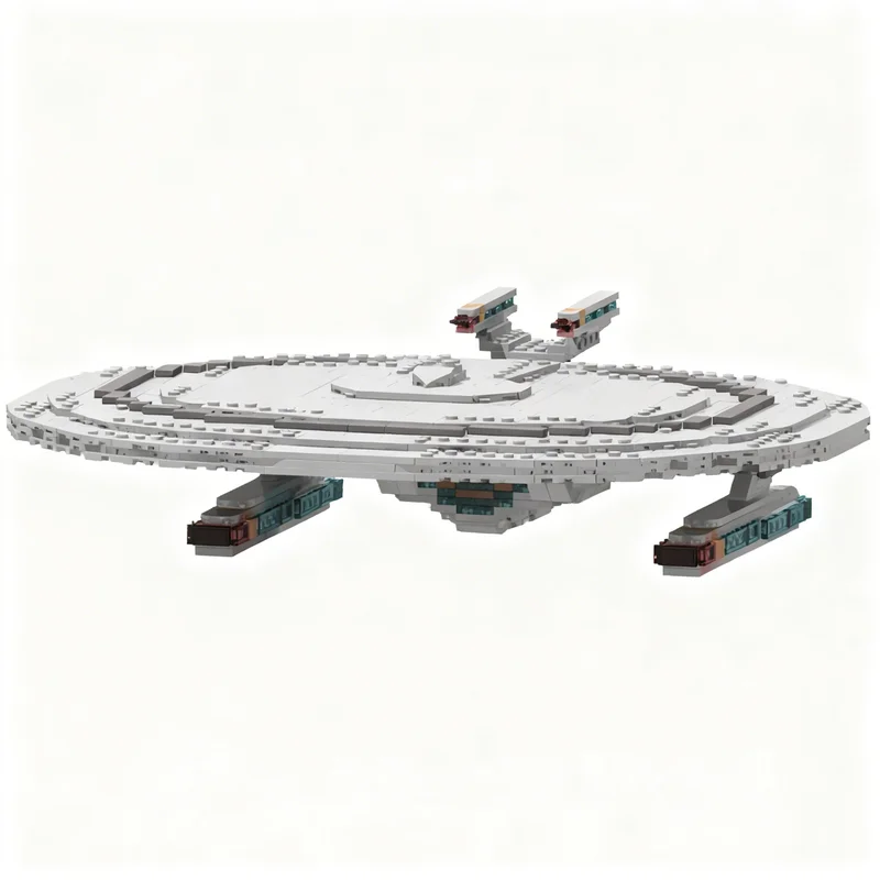 3507pcs MOC Space Large Light Cruisers Pack 2 Smooth Edition Model Building Blocks Christmas Gifts Toy Creative Collection Idea