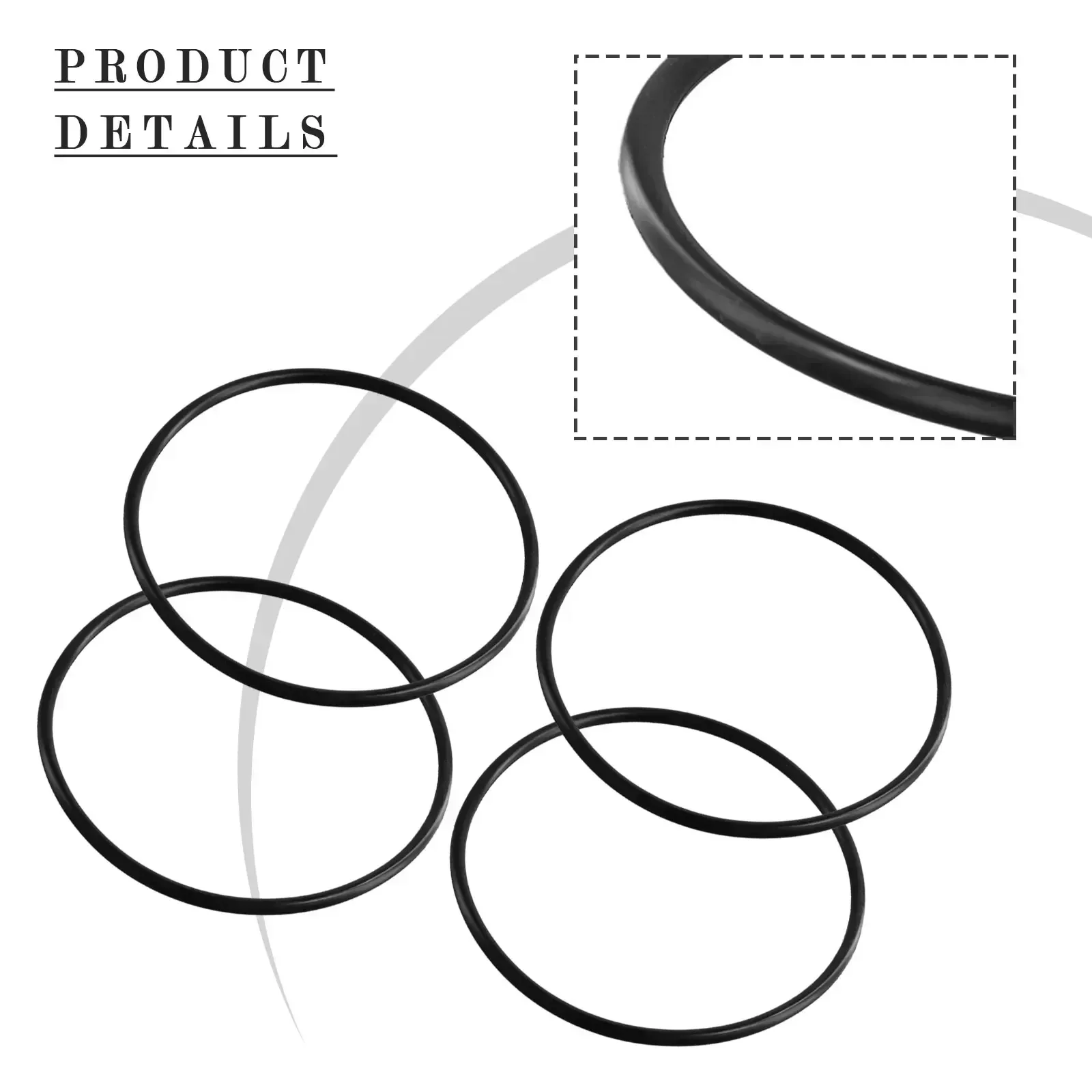 4/6-teiliger Pool-Chlorinator-Deckel-O-Ring-Gummi für Inline-Chlor inator für Offline-Chlor inator cl200 cl220