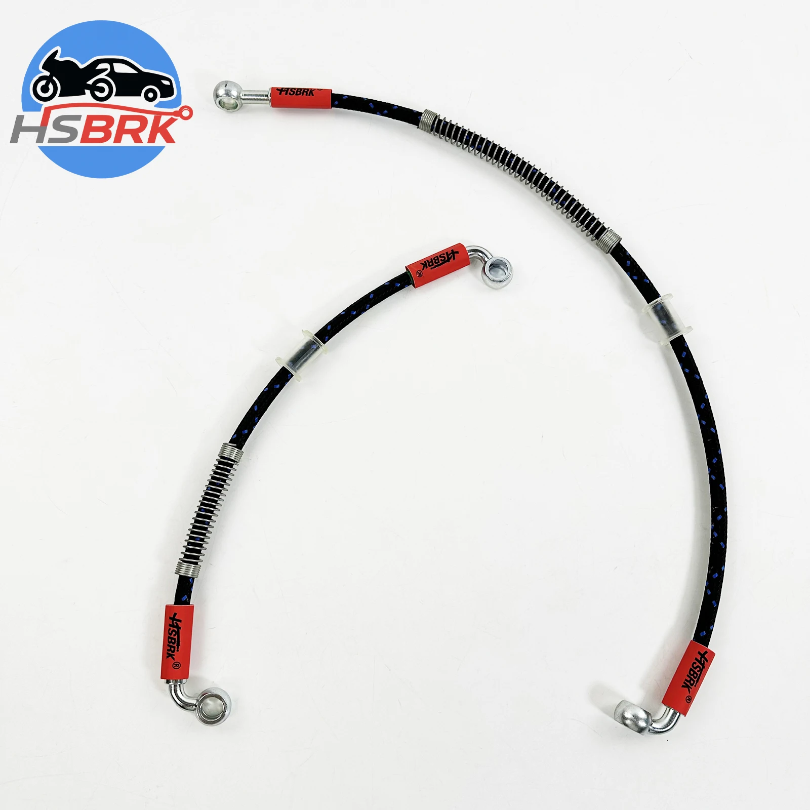 

Высокое давление, черный, синий, плетеный нейлоновый тормозной шланг из нержавеющей стали M10, шарнир 10-200 см для модификации мотоцикла Kawasaki Harley