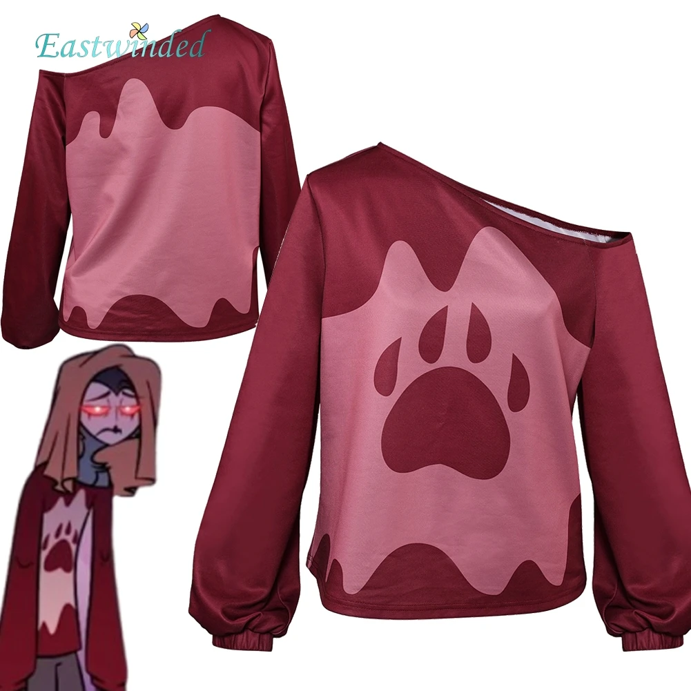 أزياء Helluva أنيمي بوس التأثيرية Stolas Goetia تمويه بيجامات نسائية قميص الدب باو الهالوماس ملابس لعب الأدوار للكرنفال