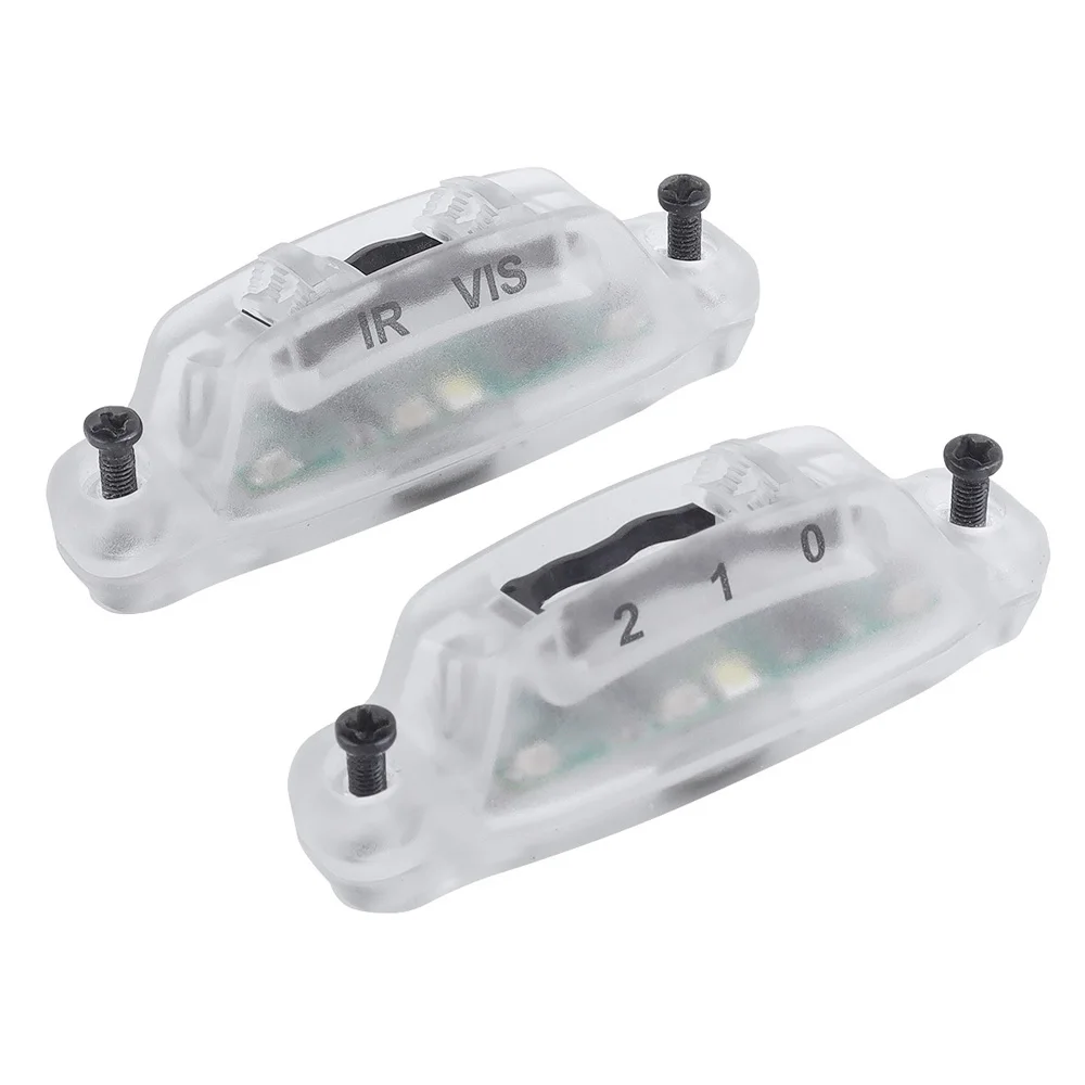 Luz táctica para casco, luz de señal de riel de arco, linterna LED IR/blanca para entrenamiento Militar Airsoft, casco Modular rápido, 2 uds.
