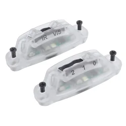 Luz táctica para casco, luz de señal de riel de arco, linterna LED IR/blanca para entrenamiento Militar Airsoft, casco Modular rápido, 2 uds.