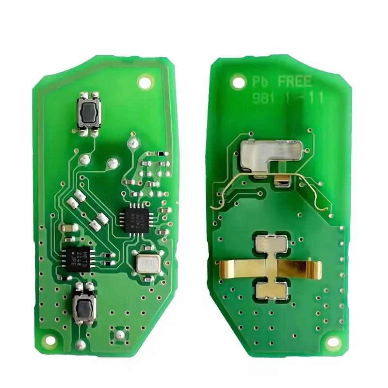 

KEYECU OEM PCB Flip Remote Автомобильный брелок с 2 кнопками FCCID: B3W2F2R 433.58/434.42MHZ 8A чип для Toyota Aygo Avensis Yaris (2019+)