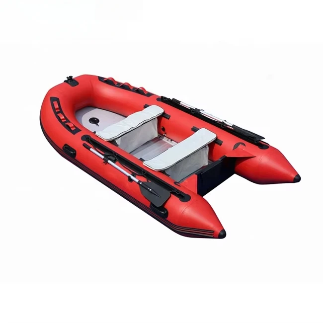 Nadmuchiwana łódź wiosłowa o długości 12,5 stopy i długości 380 cm z silnikiem zaburtowym na sprzedaż