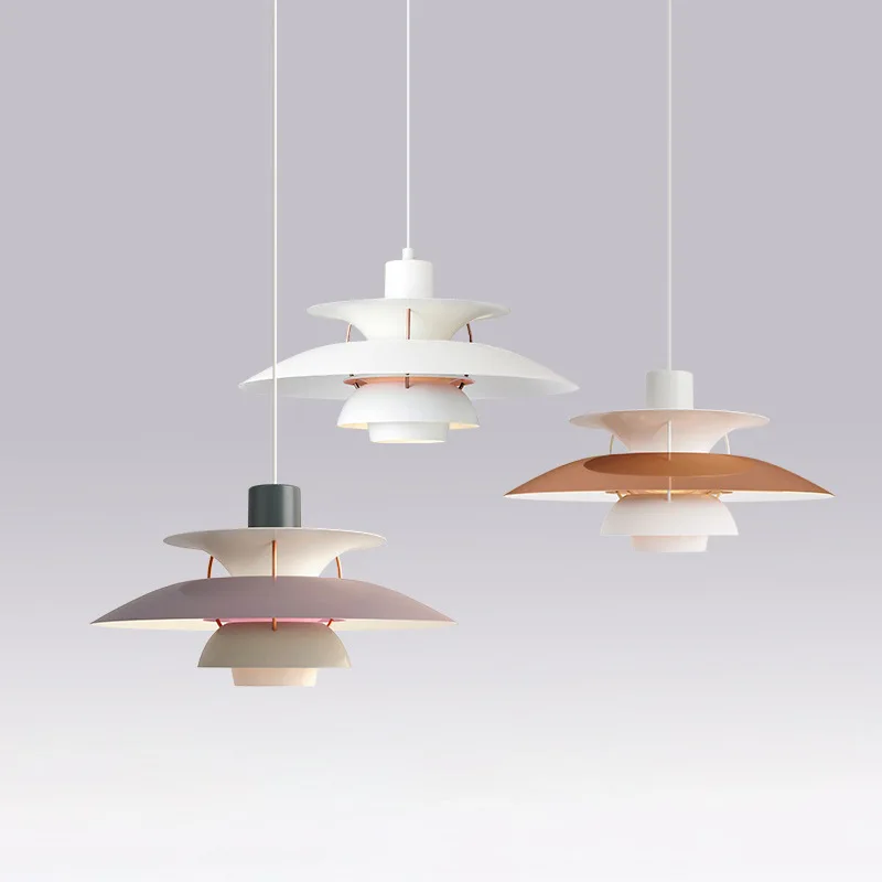 Imagem -03 - Nordic Danish Designer Led Pendant Light Pendurado Lâmpada Suspensão Lustre Luminárias Sala de Jantar Mesa E27