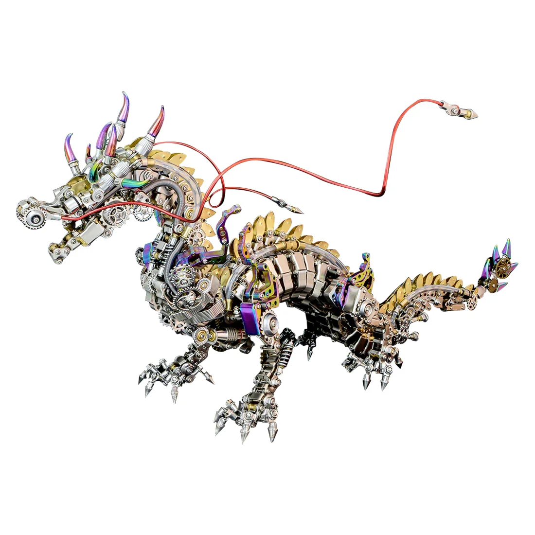 

3D Puzzles Large Dragon Models Mechanical Worshipful Dragon Model Kit Metal DIY Assembly Toys for Adults kids men